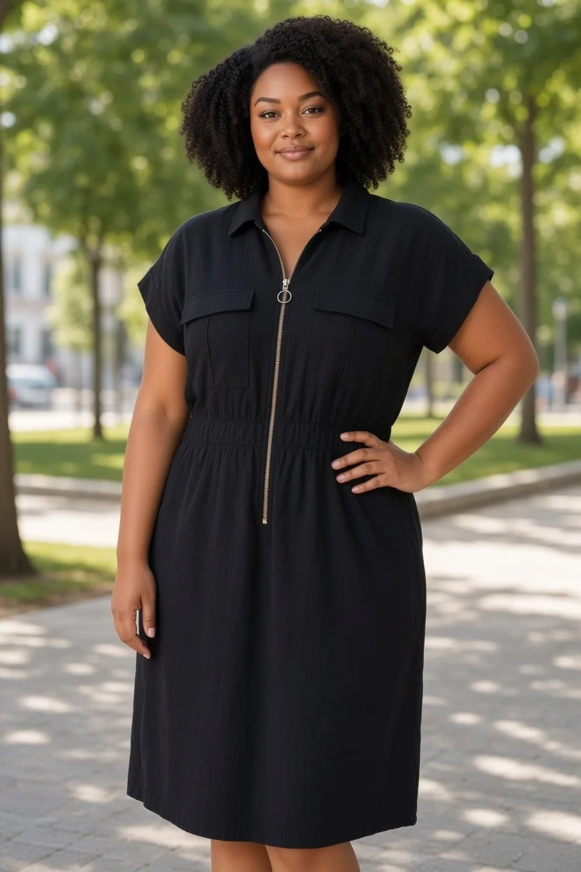 Classic Zip Dress