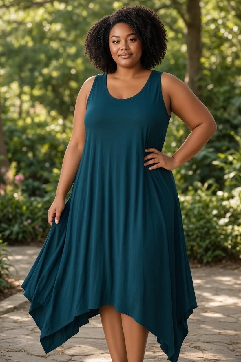 Teal Grace Dress