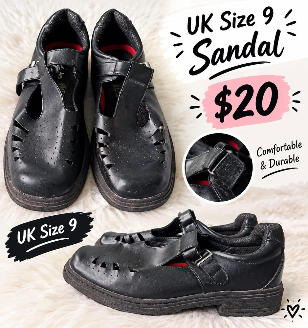 Size 9 sandal — photo 1