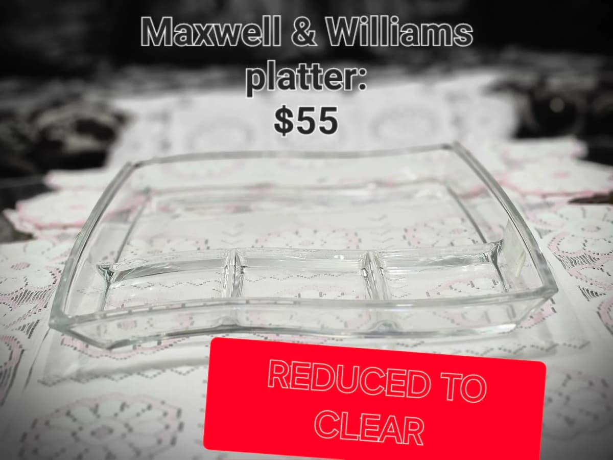 Maxwell & Williams Platter