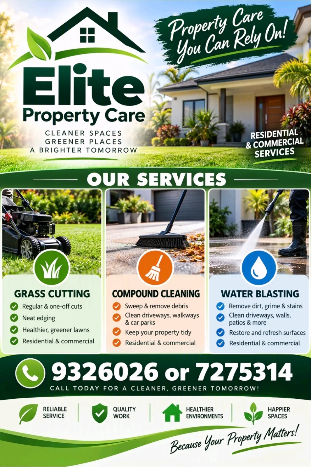 Grass cutting services — photo 1